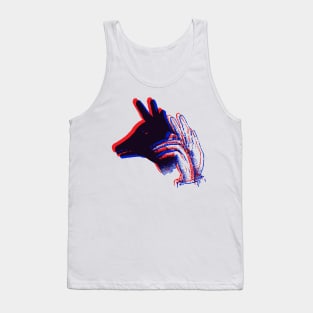 3D Shadow Puppet - DEER Tank Top